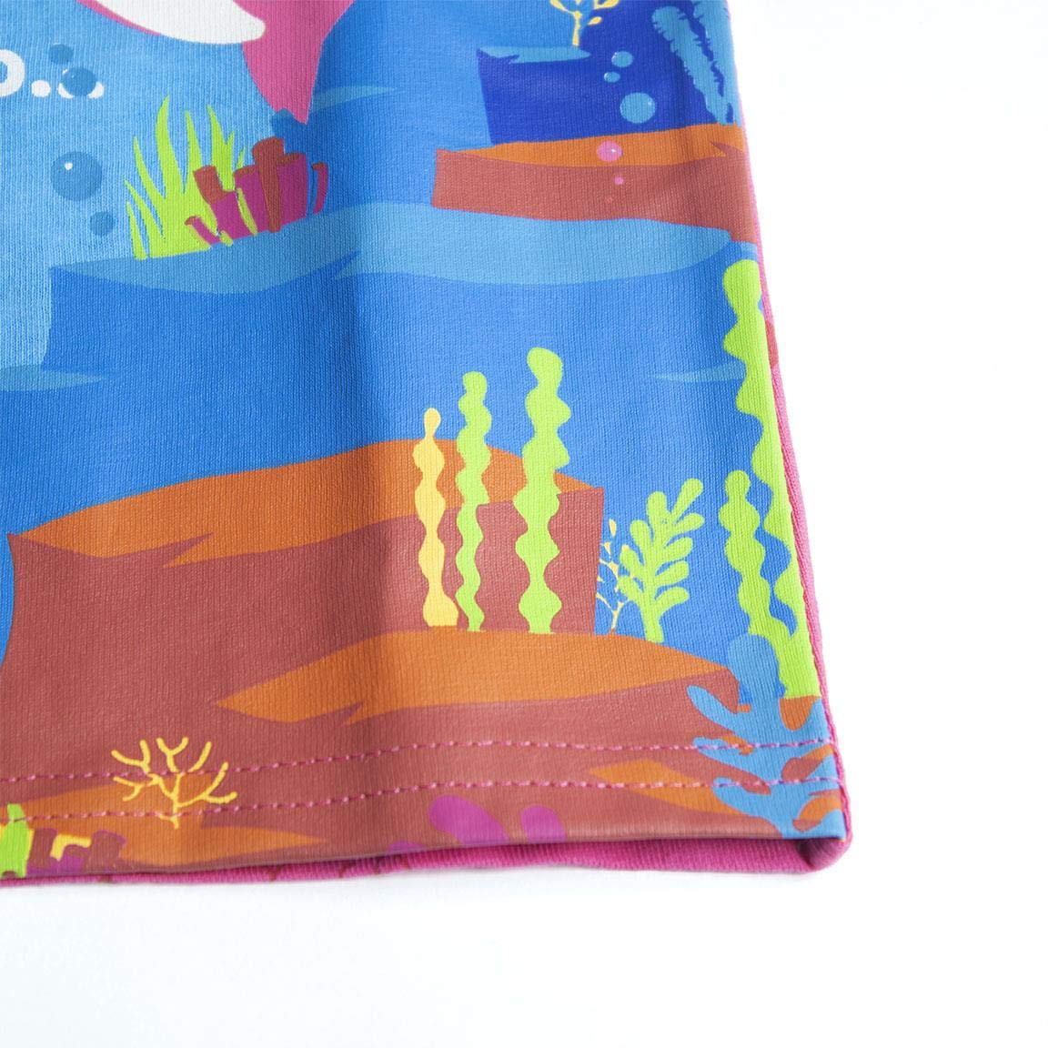 CERDÁ LIFE'S LITTLE MOMENTS Niñas Pijama Baby Shark de Verano de Color Rosa-Licencia Oficial Nickelodeon