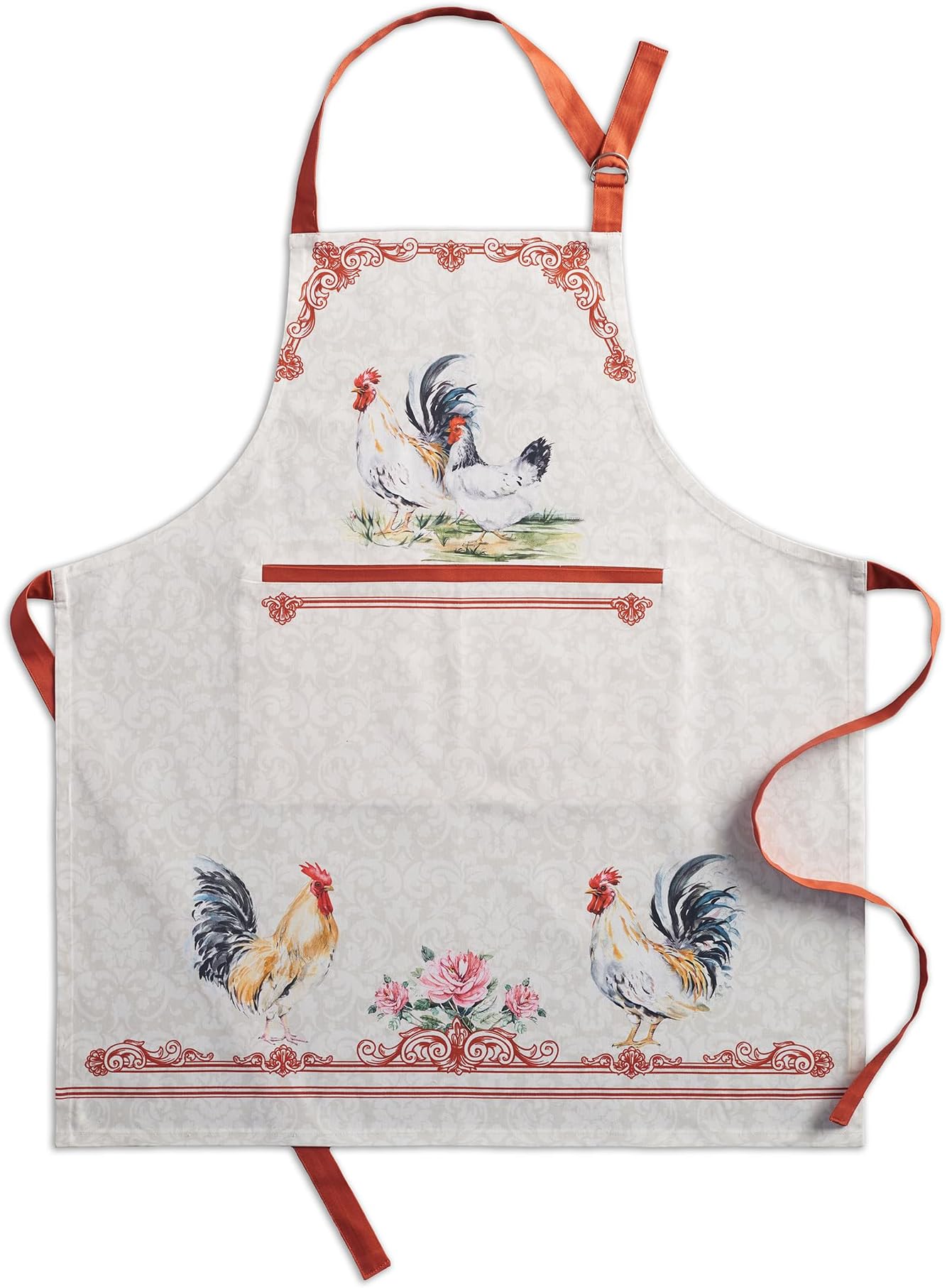 Maison d' Hermine Aprons for women with Pocket 100% Cotton (27.50"x31.50")