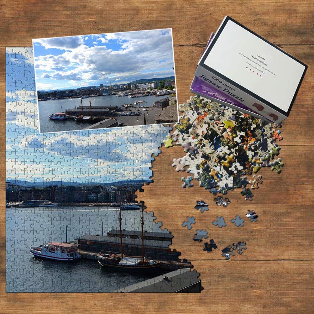 Norwegen Puzzle 1000 Teile Von Hansepuzzle – Landschaftsmotiv Zum Entspannen (60x46 Cm) Inkl. Aufbewahrungsbeutel
