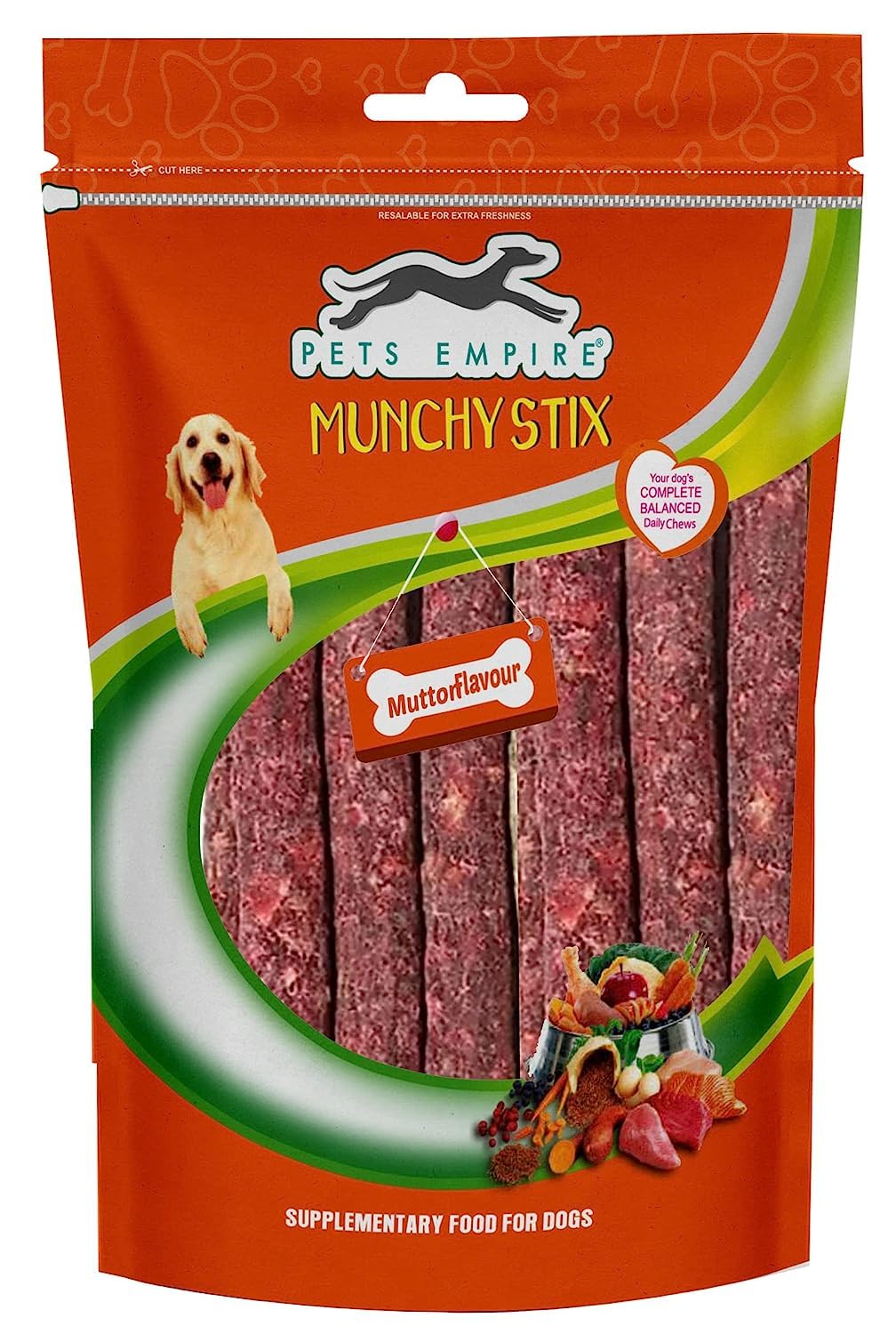 Pets Empire Munchy Sticks for Dogs (1kg)| Chewing Mutton & Chicken Sticks Treats for Dogs & Puppies |Suitable for All Stage Doges | Best Healthy Dog and Freshen Breath Pets Empire Munchy Sticks for Dogs (1kg)| Chewing Mutton & Chicken Sticks Treats for Dogs & Puppies |Suitable for All Stage Doges | Best Healthy Dog and Freshen Breath