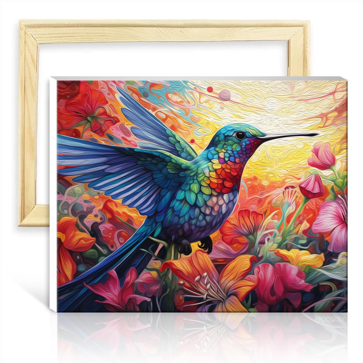 Grebesty Dipingi Coi Numeri Per Adulti, Fai Da Te, Kit Di Pittura Con