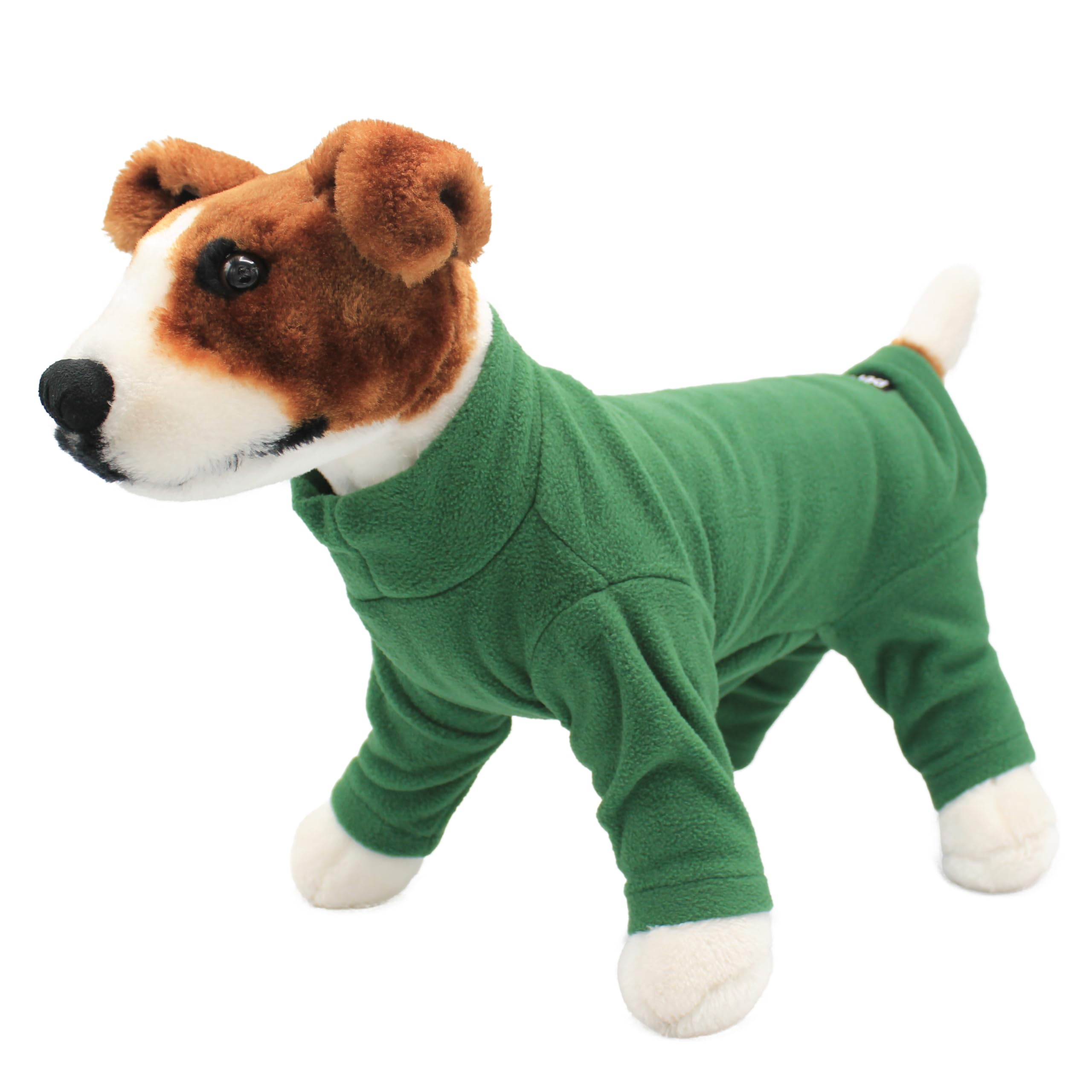 Warm Four-Legged Dog Fleece - Super Soft, Weather-Resistant (Green, Large) - Image 3