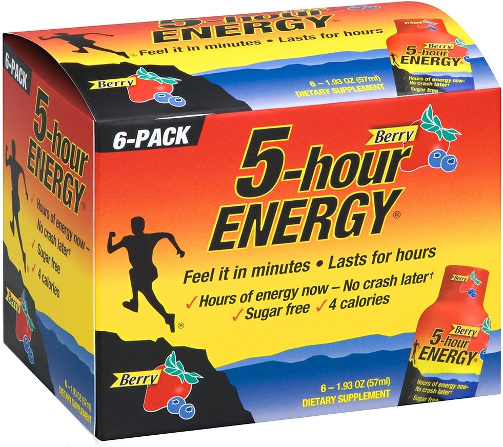 5 Hour Energy, Berry, 6 Count