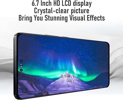 Miniatura 2 de Teléfono desbloqueado A16 PX Teléfono inteligente Android de 8 núcleos 8 GB de RAM + 256 GB de almacenamiento 50 MP + cámaras de 24 MP Batería de