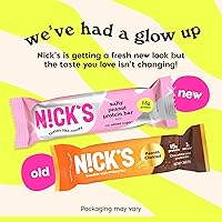 Vista 4 de Nick's Protein Bars - Paquete variado de barras de chocolate con alto contenido de proteínas, bajas en calorías, bajas en carbohidratos, bocadillos
