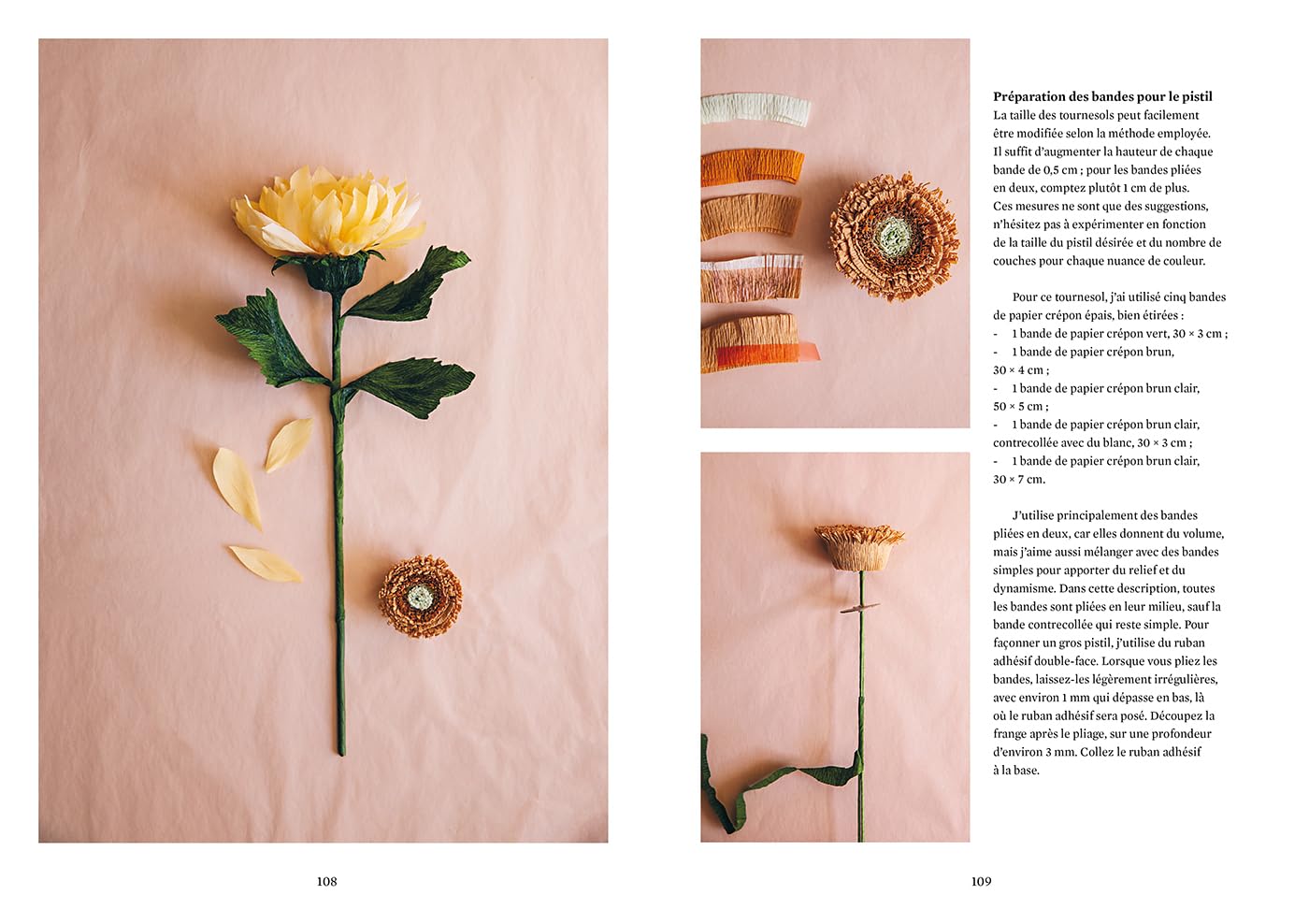 Fleurs en papier