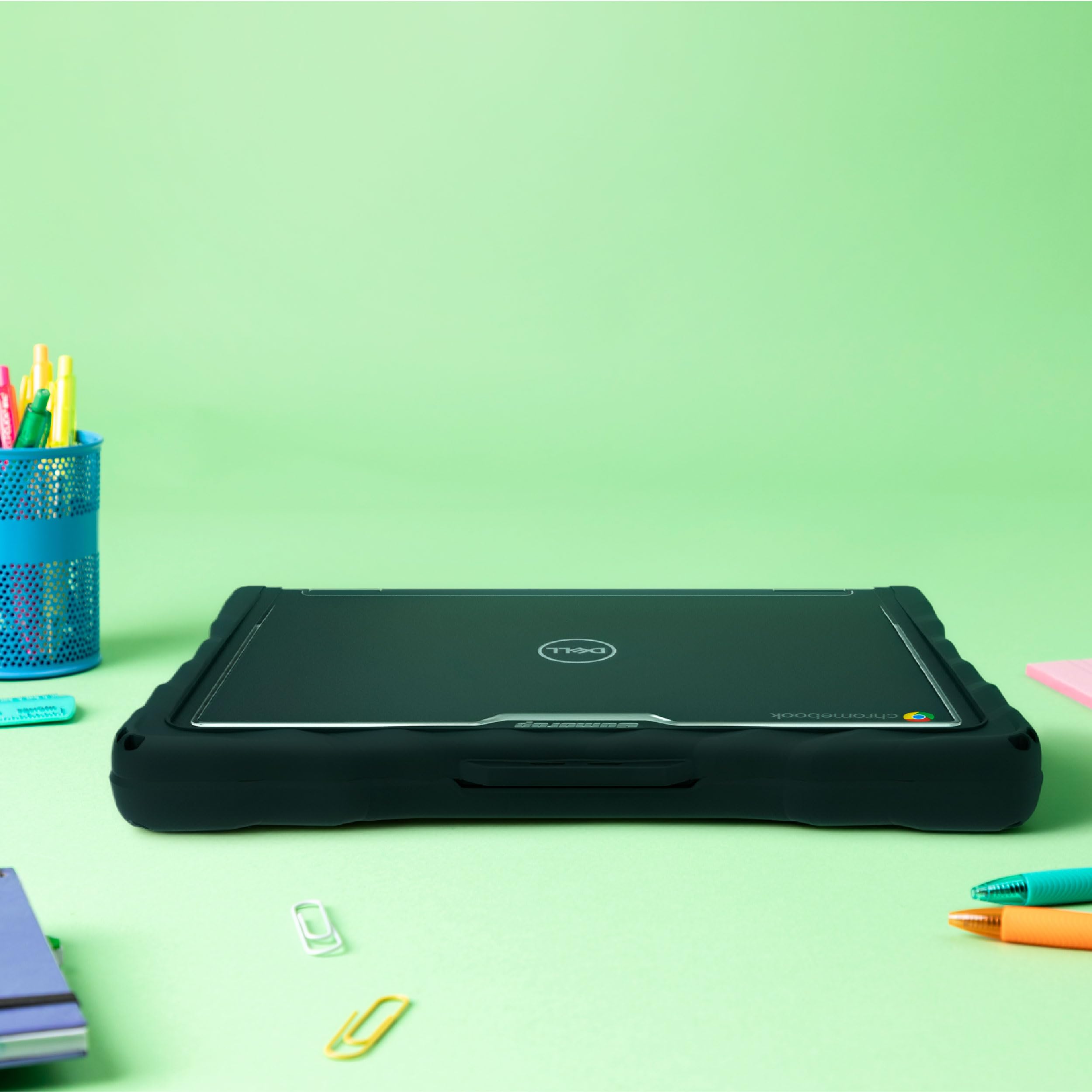 Gumdrop DropTech - Funda rígida para Laptop DELL Chromebook 3120 | 3110 | 3100 (Clamshell), Resistente a Prueba de caídas, a Prueba de Golpes, protección fiable para Dispositivos para Estudiantes de