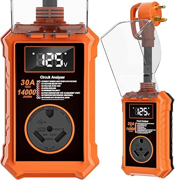 Rv Surge Protectors 30 Amp,14000 Joules Rv Circuit Analyzer for Camper