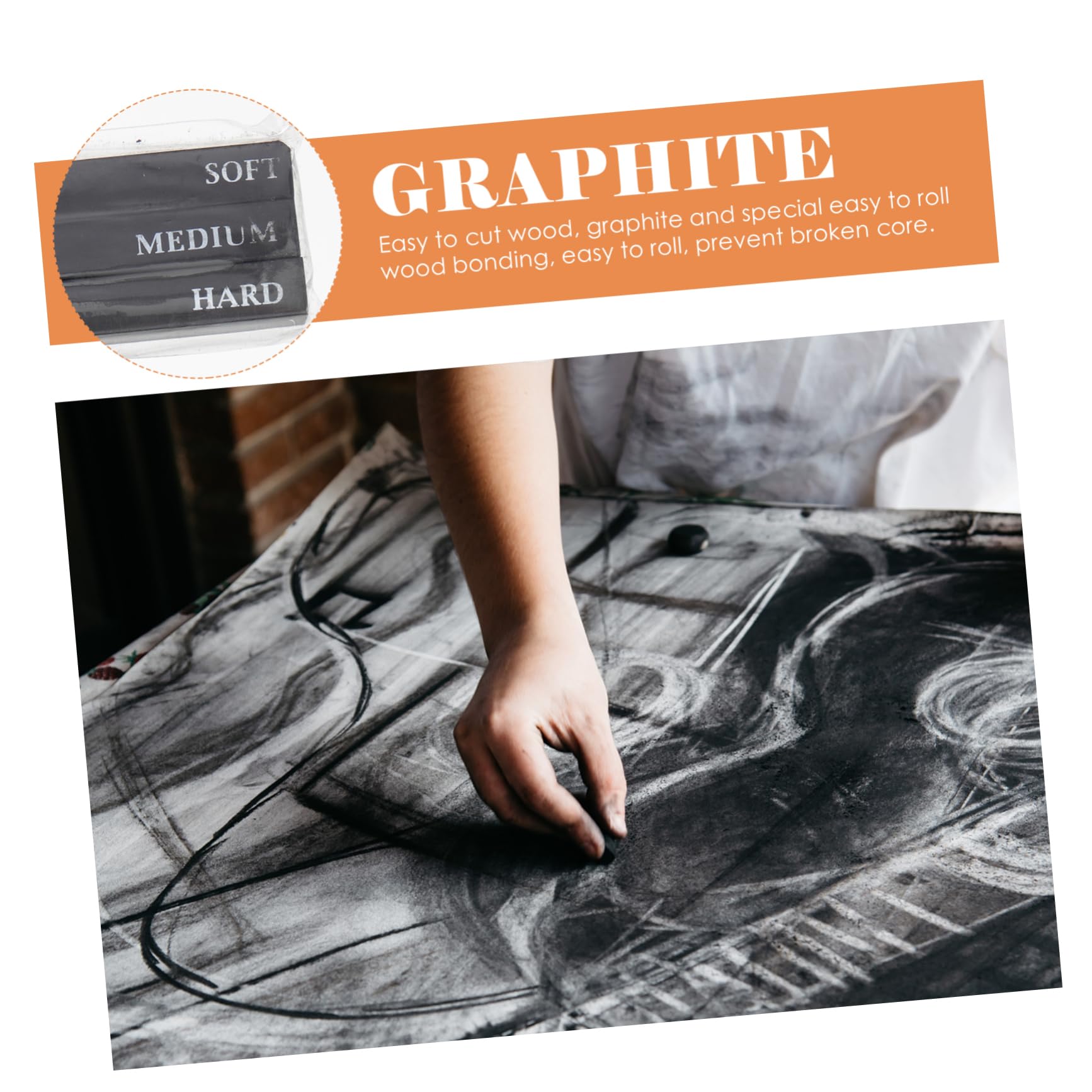 Operitacx 1 Juego conjunto de bocetos kit dibujo principiantes kit de dibujo para principiantes suministros de dibujo niños dibujando lápices lápiz de dibujo profesional suite