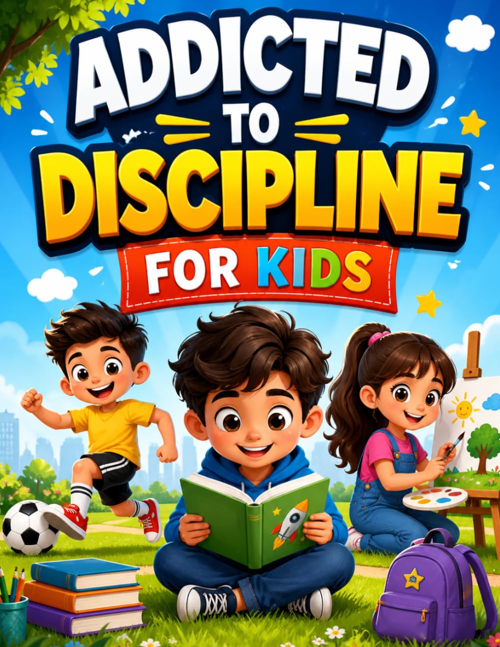 Addicted to discipline for kids: Fun Habits, Daily Routines, and Simple Mindsets to Help Kids Stay Focused, Confident, and Successful