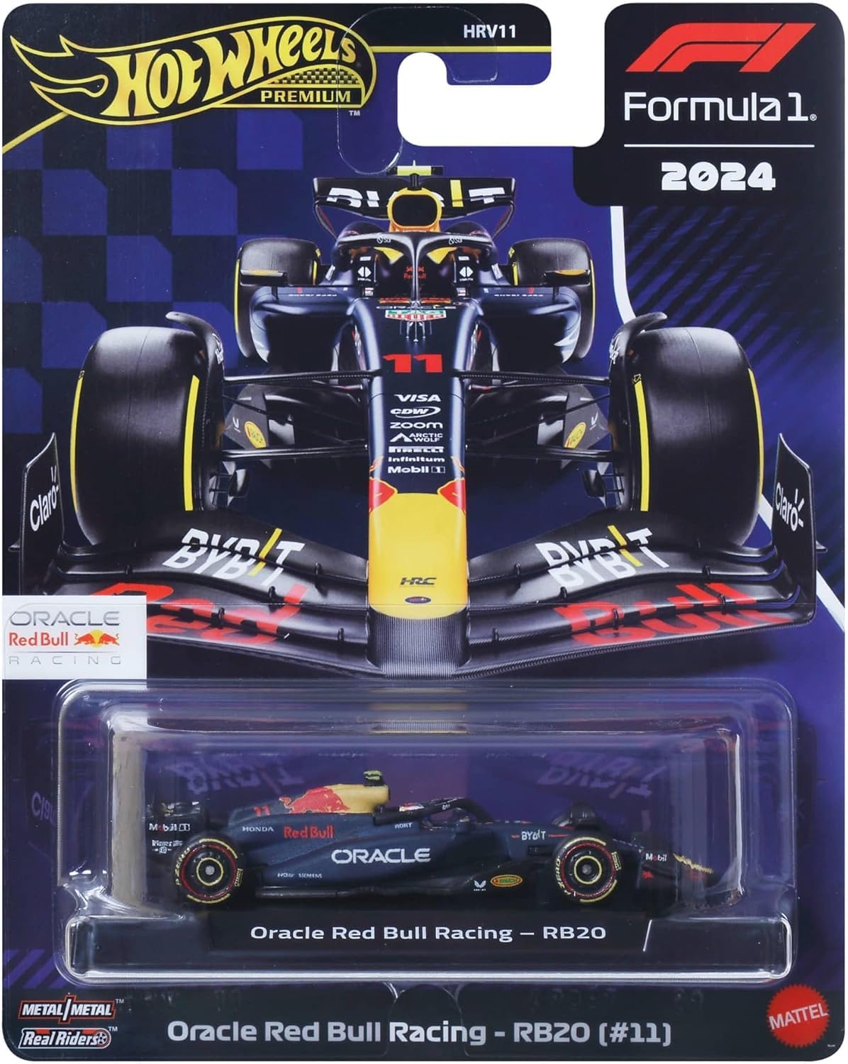 ホットウィール F1 Red Bull RB20 (#1) Hot Wheels 1:64 Scale Formula 1 2025 Oracle Red Bull Racing RB20
