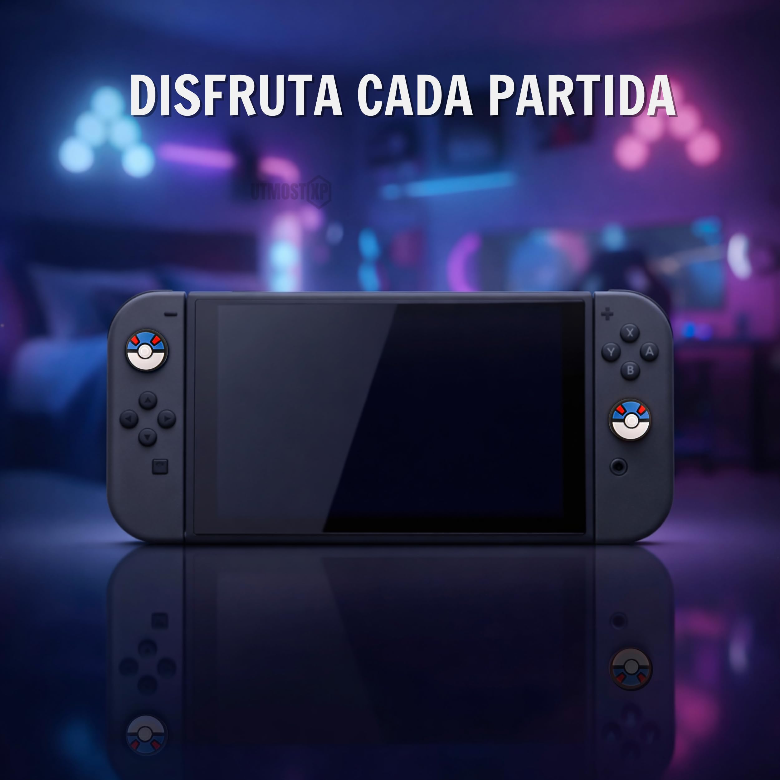 Agarres para el Pulgar compatibles con Nintendo Switch 2, Protector de Joystick, Tapas para Pulgar para Nintendo Switch 2, Thumb Grips para Switch 2, PS 4, PS5, Xbox (Poke)