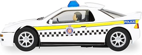 Miniatura 2 de Scalextric Ford RS200 Essex Police Car Livery 132 Slot Race Car C4341