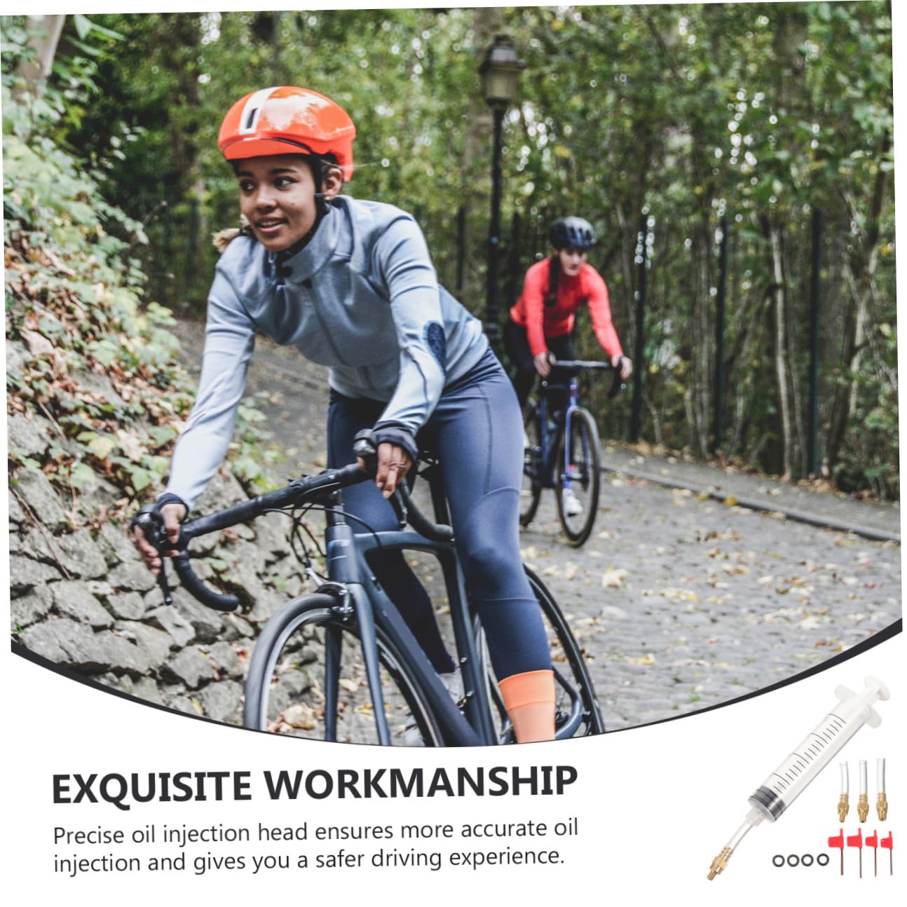 HEMOTON Herramienta de engrase de Bicicleta Herramienta Aceite Bicicleta hidráulico Kit de Purga de Frenos montaña Reparar reparacion de Frenos Sangrado de Aceite Metal