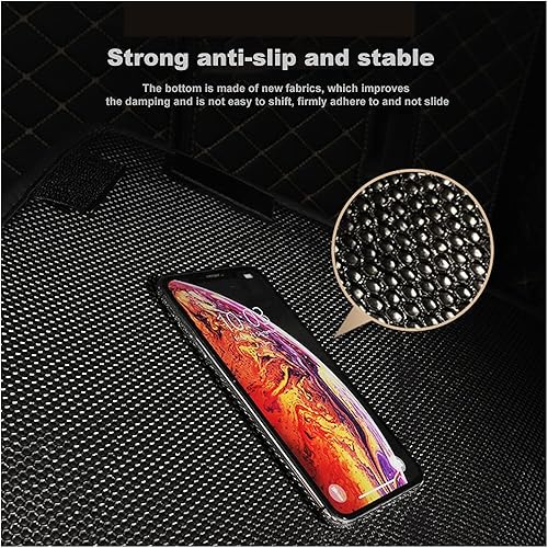 Miniatura 6 de Alfombrillas de cuero para automóvil, ajuste personalizado, forro de carga para sedán, SUV, camión, asiento trasero, cubierta de automóvil para