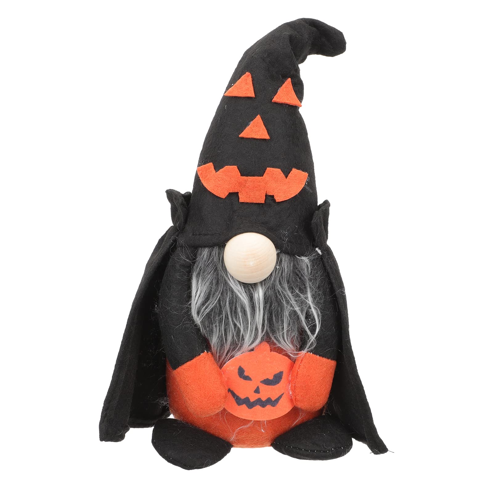 Photo 1 of **USED** LUOZZY Halloween Gnomes Plush for Tier Tray Decor Handmade Halloween Fall Tomte Swedish Gnome Autumn Faceless Doll - Pumpkin- 2 Pack