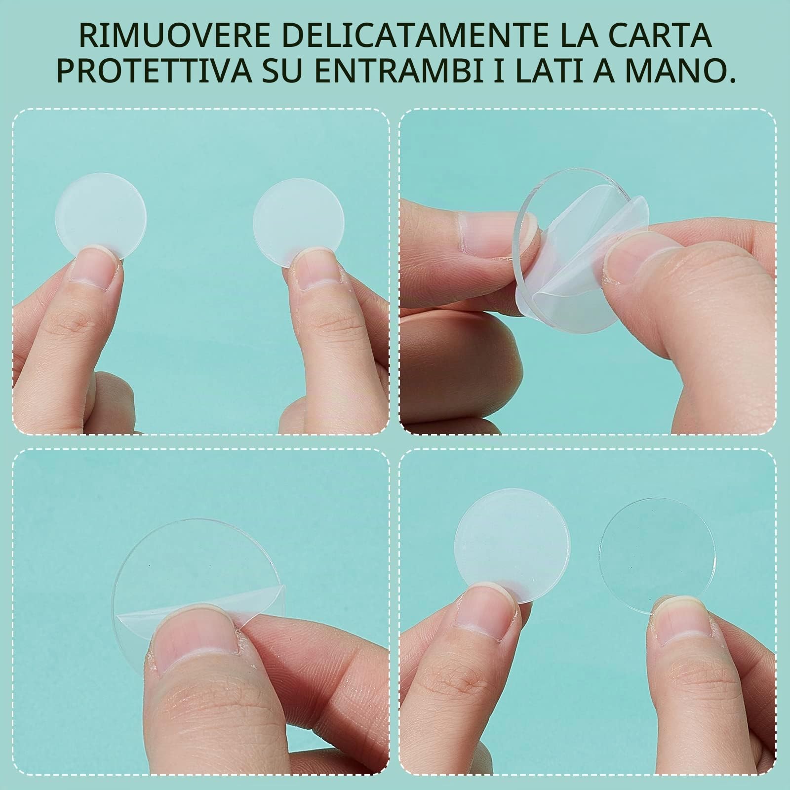 FINGERINSPIRE 100 Lastre Acriliche Rotonde Trasparenti 25 mm Mini Piatte in Acrilico Basi in Miniatura Piastre in Acrilico per Miniature Wargame Fai da Te Visualizzazione di Natale