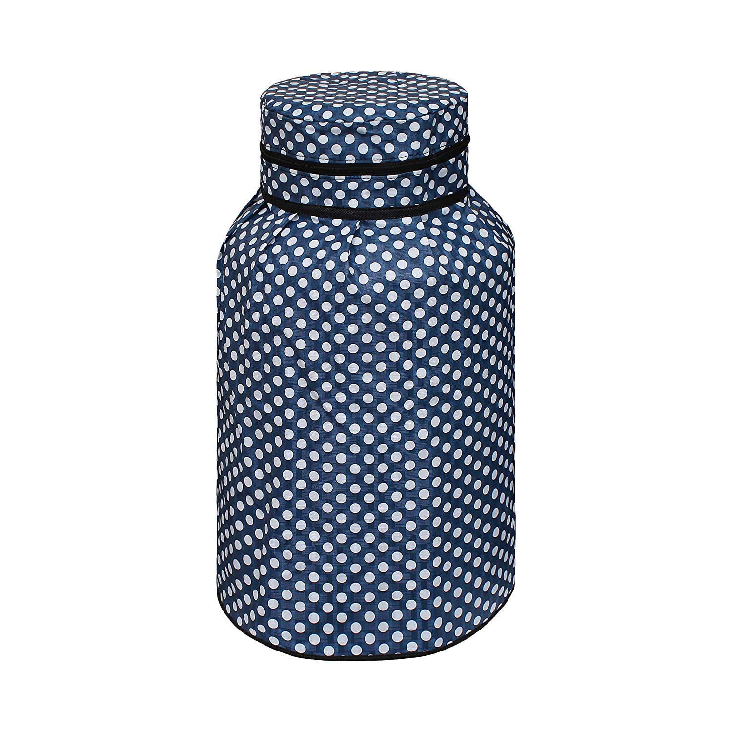 DREAM EHOME Printed Waterproof and Dustrproof LPG Gas Cylinder Cover (Blue_02)