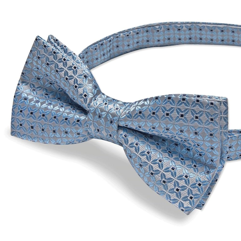 JFDBGU Handkerchief Man Accessory Wedding Bow Tie Silk Pre-tied Bowtie Cufflink Set for Party