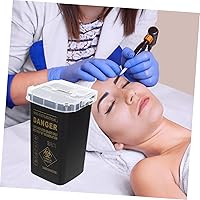 Vista 8 de Caja de almacenamiento Sharps Container Sharps Collection Bucket Plastic Blades Container Needle Disposal Containers Broken Blades Case Small Blades