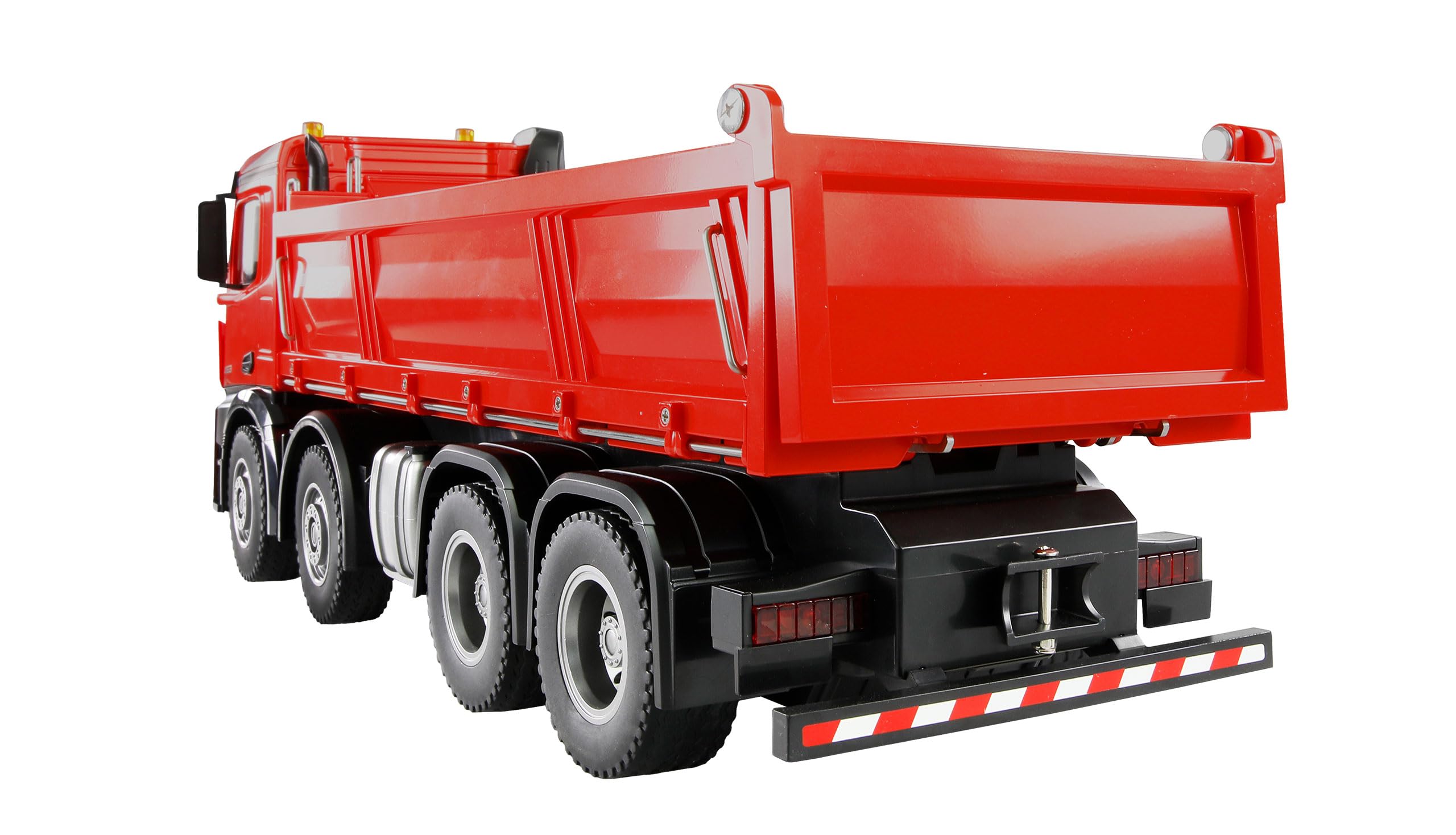 Amewi Mercedes-Benz Arocs Muldenkipper 8x4/4 4WD 1:18 RTR rot, RC ferngesteuert LKW Modell