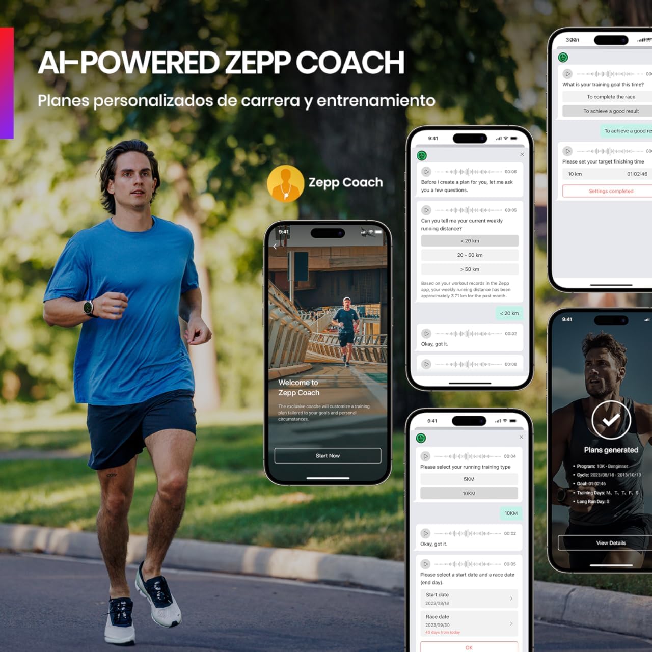 Amazfit Balance Reloj Inteligente 46 mm, Pago Sin Contacto NFC, AI Entrenador Físico, Batería de 14 Días, Monitoreo del Sueño y la Salud, GPS, 150 Modos Deportivos, Smartwatch para Android y iPhone