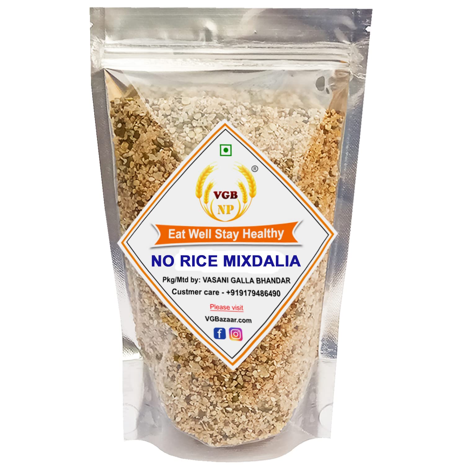 VGBNP Natural & Original Without rice multigrain Mix Daliya (multi Seeds dalia) Mix Multigrain Dalia, No rice Mix Porridge- 2kg (B09PF6FVVJ) Amazon Price History, Amazon Price Tracker