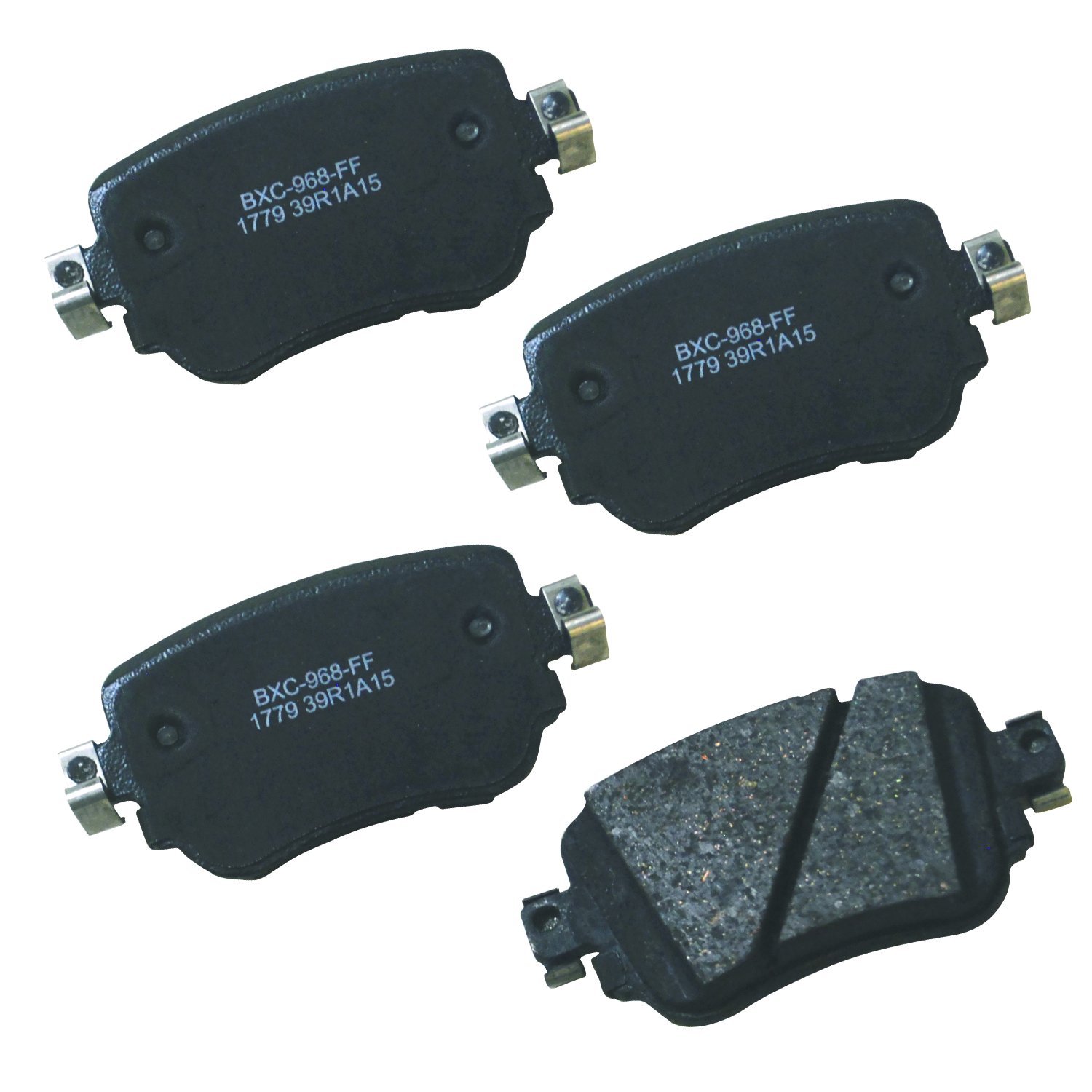 Bendix Premium SBC1779 Ceramic Rear Brake Pads for Select Models Audi A1, Q3, Q3 Quattro, Volkswagen Caddy, Golf, Golf Alltrack, SportWagen, GTI, Passat