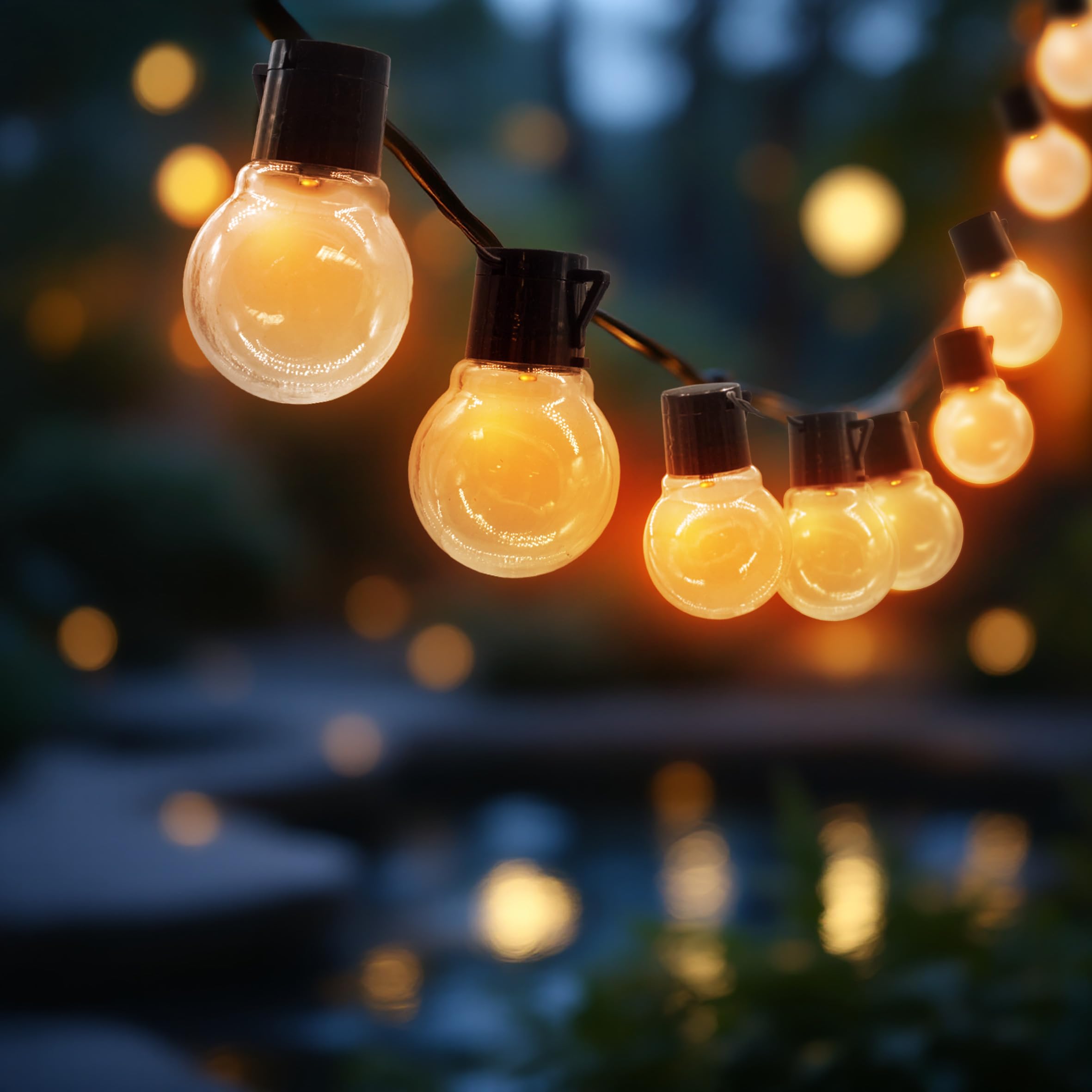 LED Solar Lichterkette 24 Glühbirnen – 460 cm