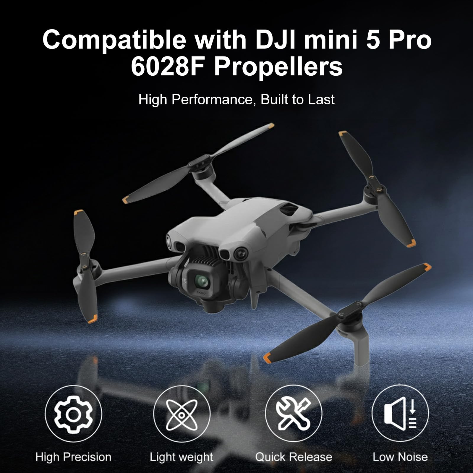 4 Hélices 4726 Pour DJI Mini 2 / SE / 2 SE / 4K - BLANC - Maison Du Drone