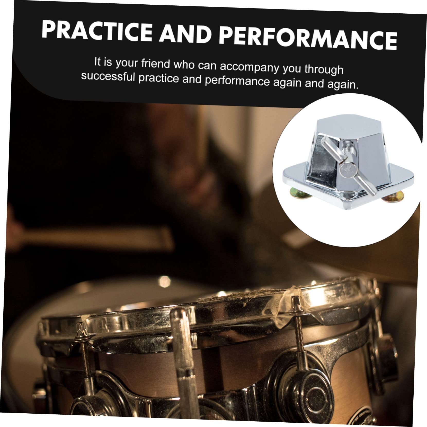 3pezzi Base Per Tom Percussion Instrument Di Facile Da Installare Accessorio Per Batteria Sostituzione Per Gambe Di Tamburo Compatto e Leggero Per Performance e Pratica