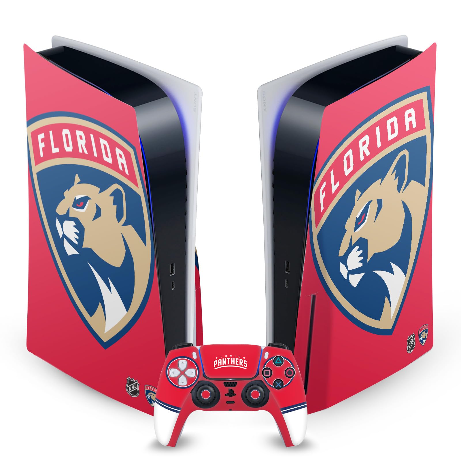 Autocollant de jeu vinyle Florida Panthers PS5 Disc de Head Case - 8