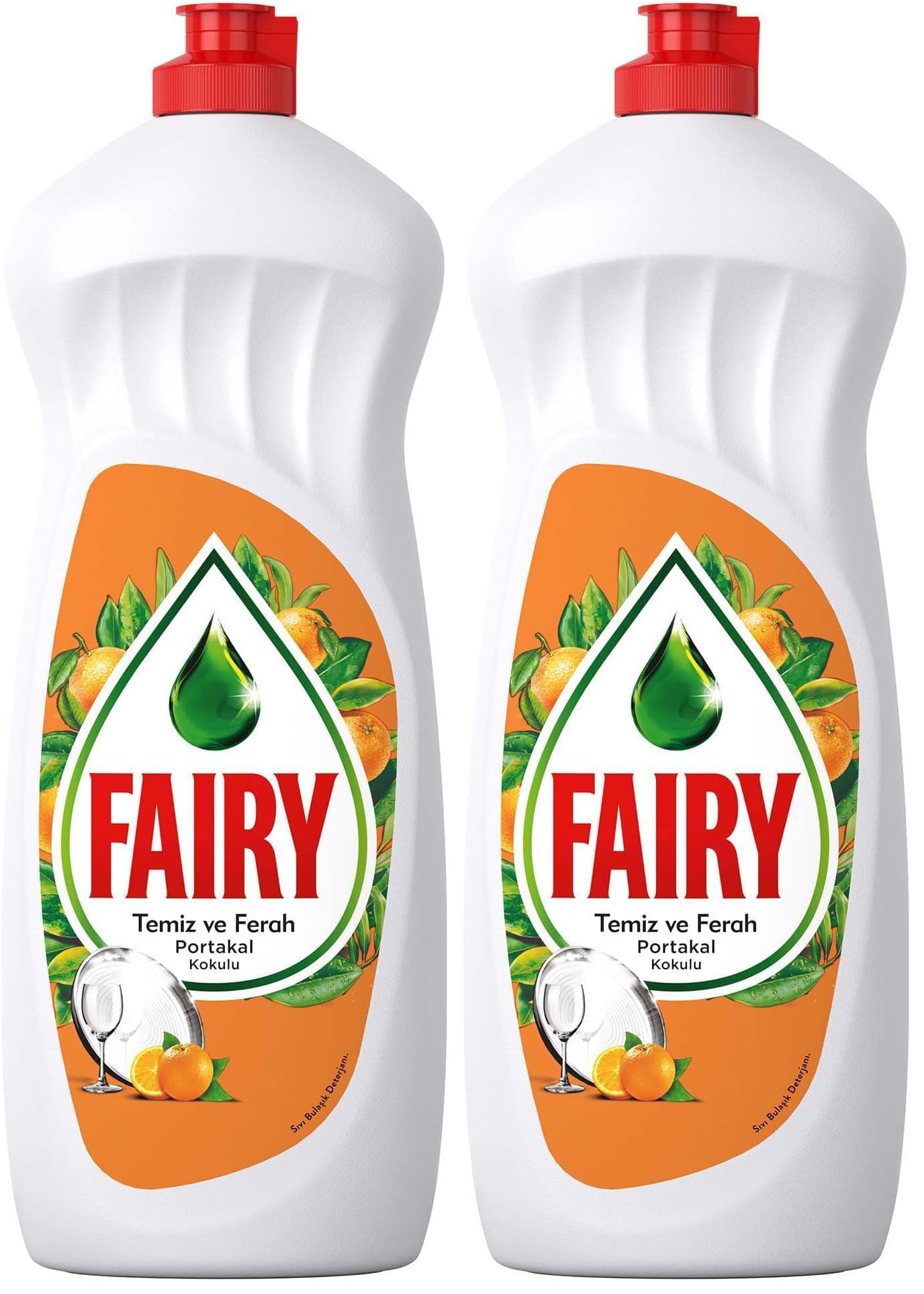 Fairy Temiz & Ferah Sıvı Bulaşık Deterjanı 650 ml Portakal Kokulu 2li paket
