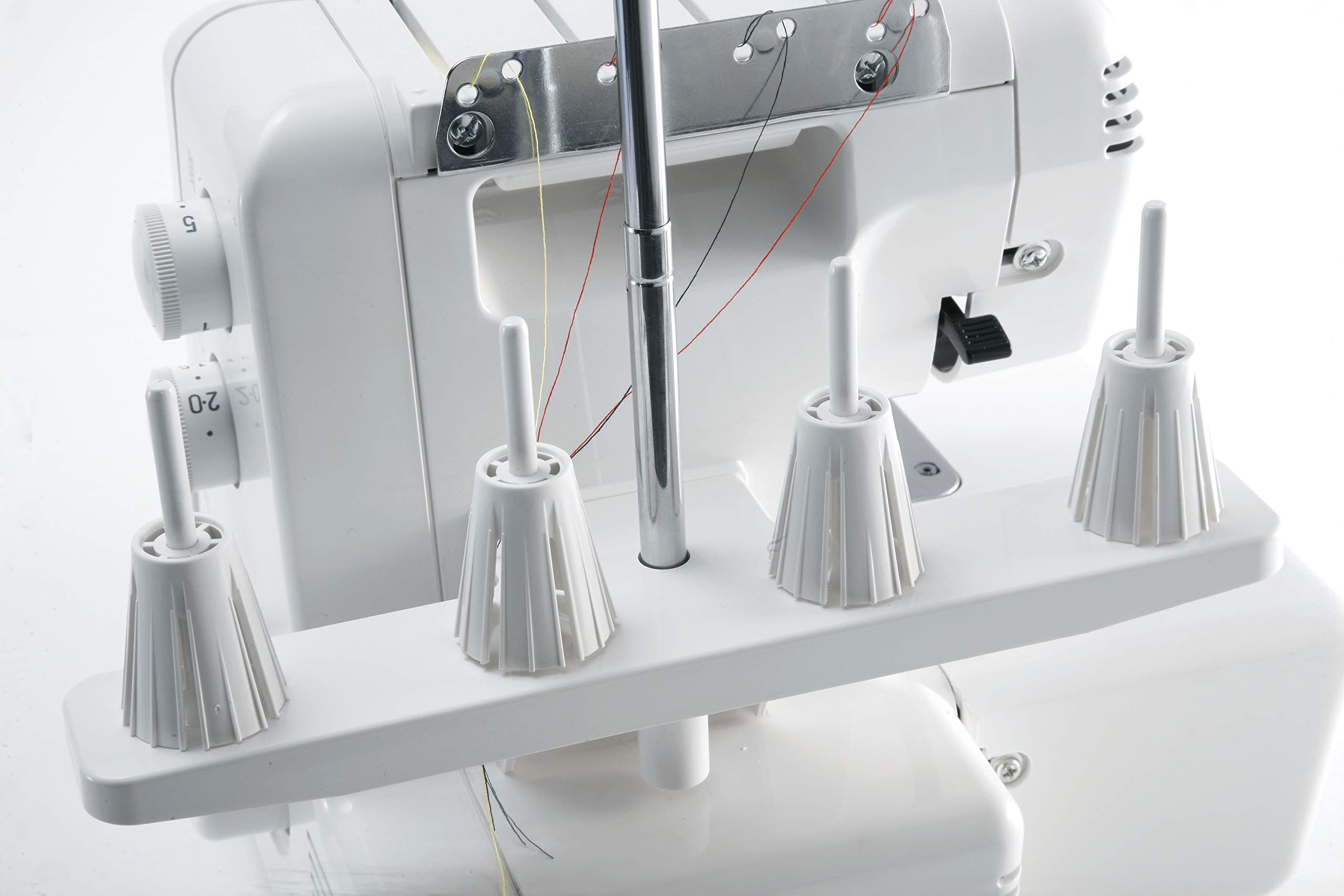 Alfa Profesional 8703 - Máquina de Coser Overlock, Color Blanco