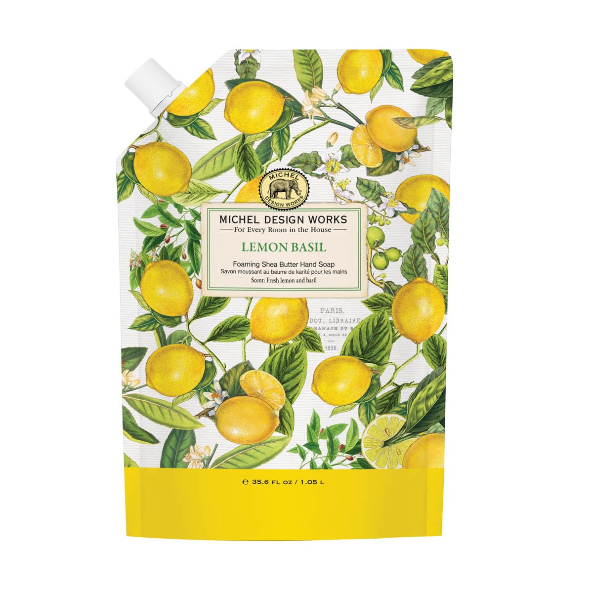 Michel Deisgn Works Lemon Basil Foaming Hand Soap Refill