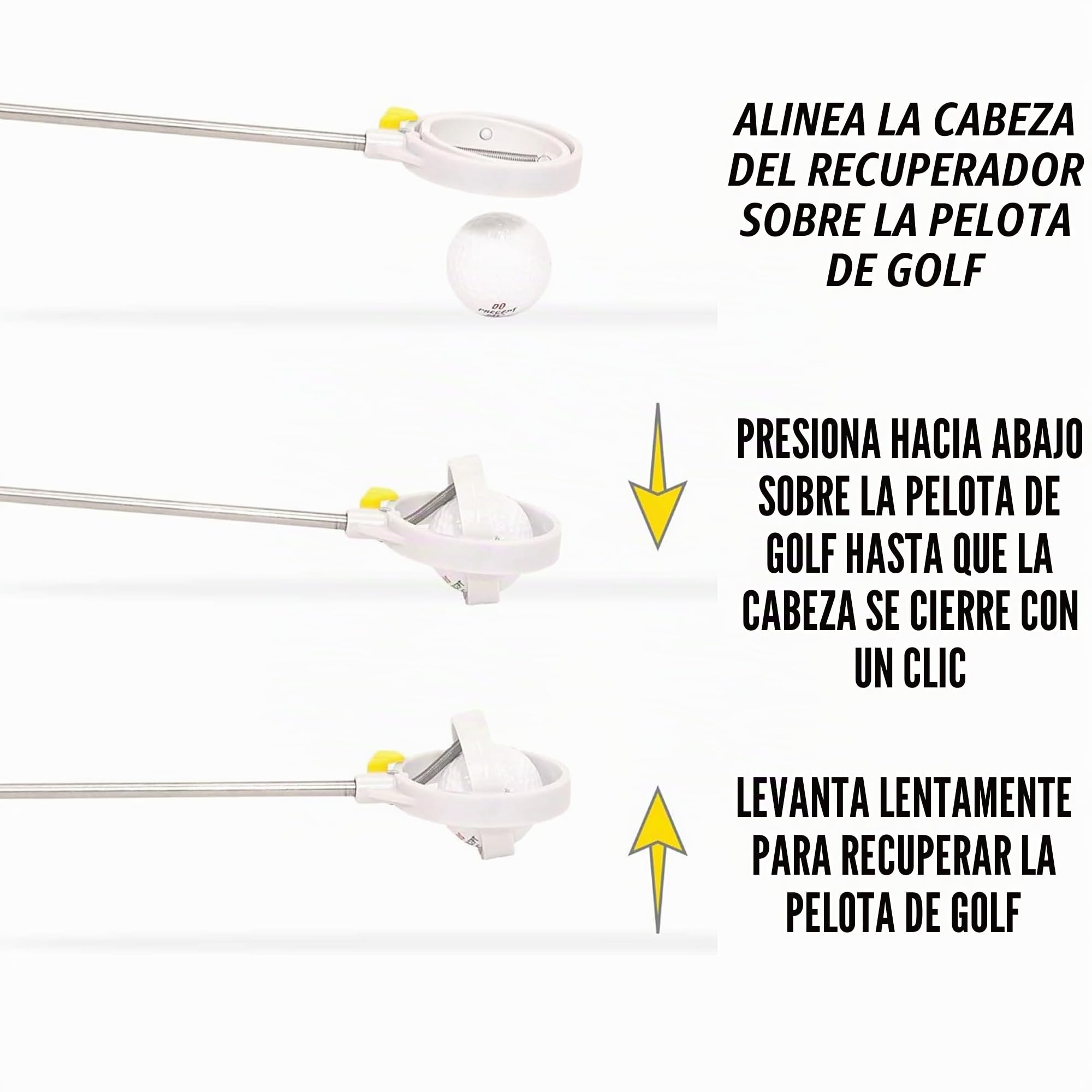 igotcha XL Recuperador de Pelotas de Golf Compacto