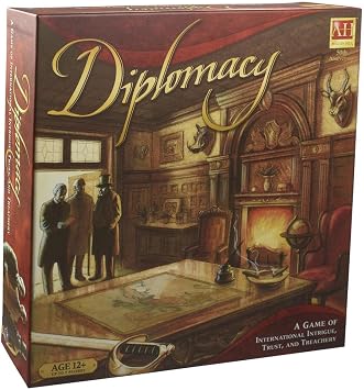 Avalon Hill Diplomacy Cooperative Strategy Board Game, Ages 12 and Up, 2-7 Players Multicolor One Size F3155