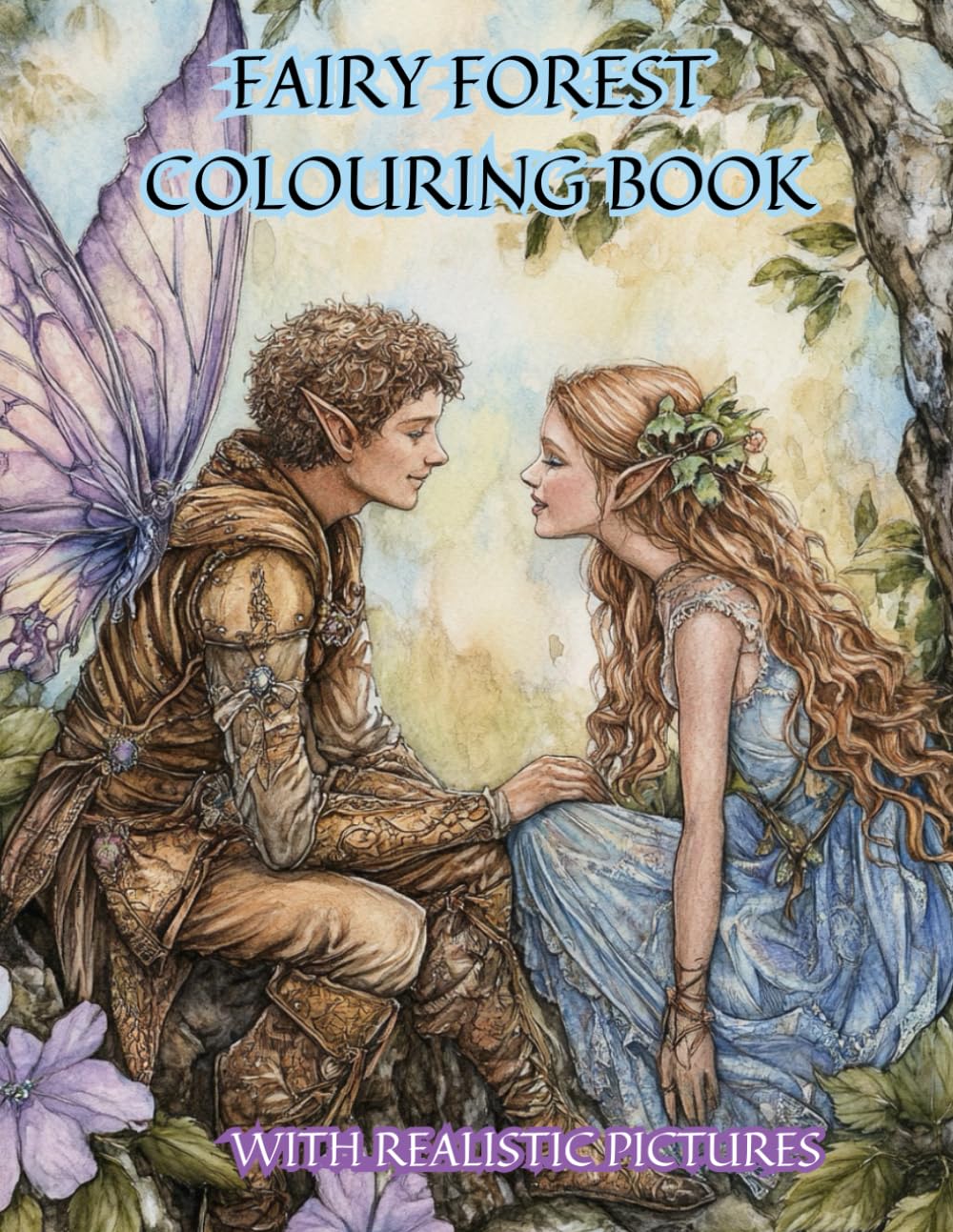 Fairy Forest Colouring Book – 80 Enchanting A4 Pages of Fairies, Forests & Fantasy Magic