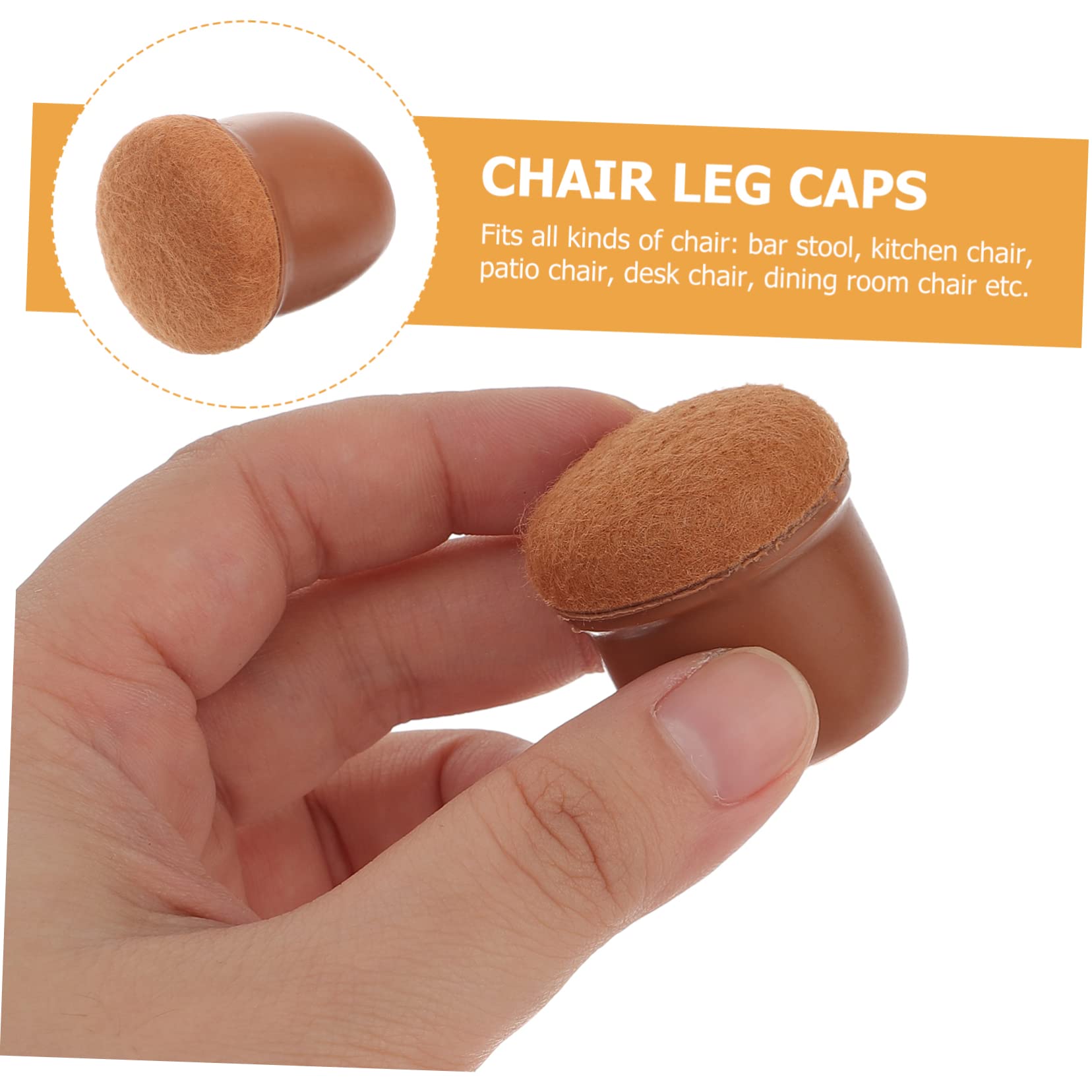 BESTonZON 32piezas Protector De Patas De Mueble De Fieltro De Fundas para Patas De Sillas y Mesas y Resistentes Antideslizantes y Silenciosas para Protección De y Muebles