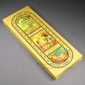 1 X Song of India - India Temple Incense, 120 Stick Pack, IN9