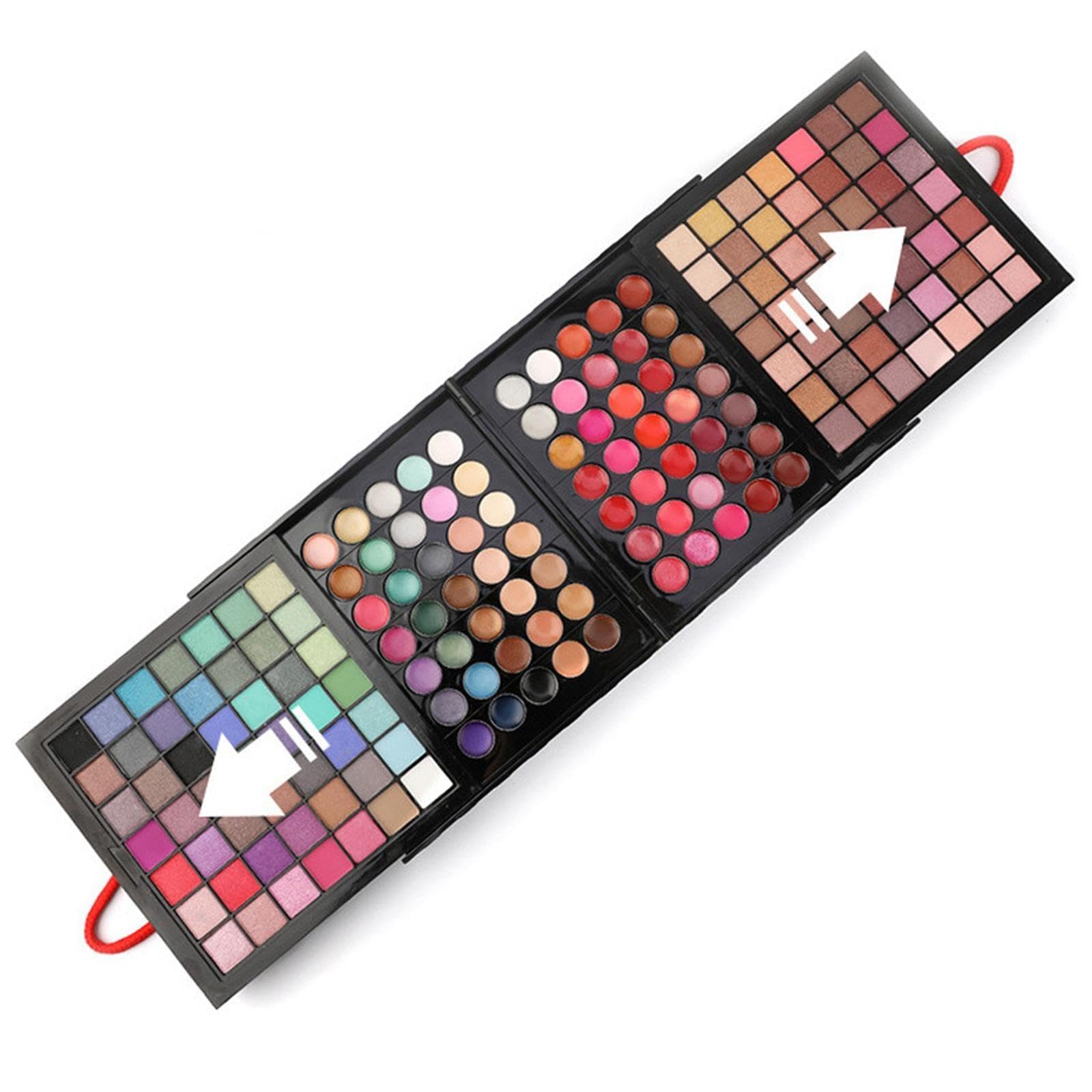 Full Faces Makeup Palette with Brush 177 Color Beauty Gifts Contouring Units-image-31