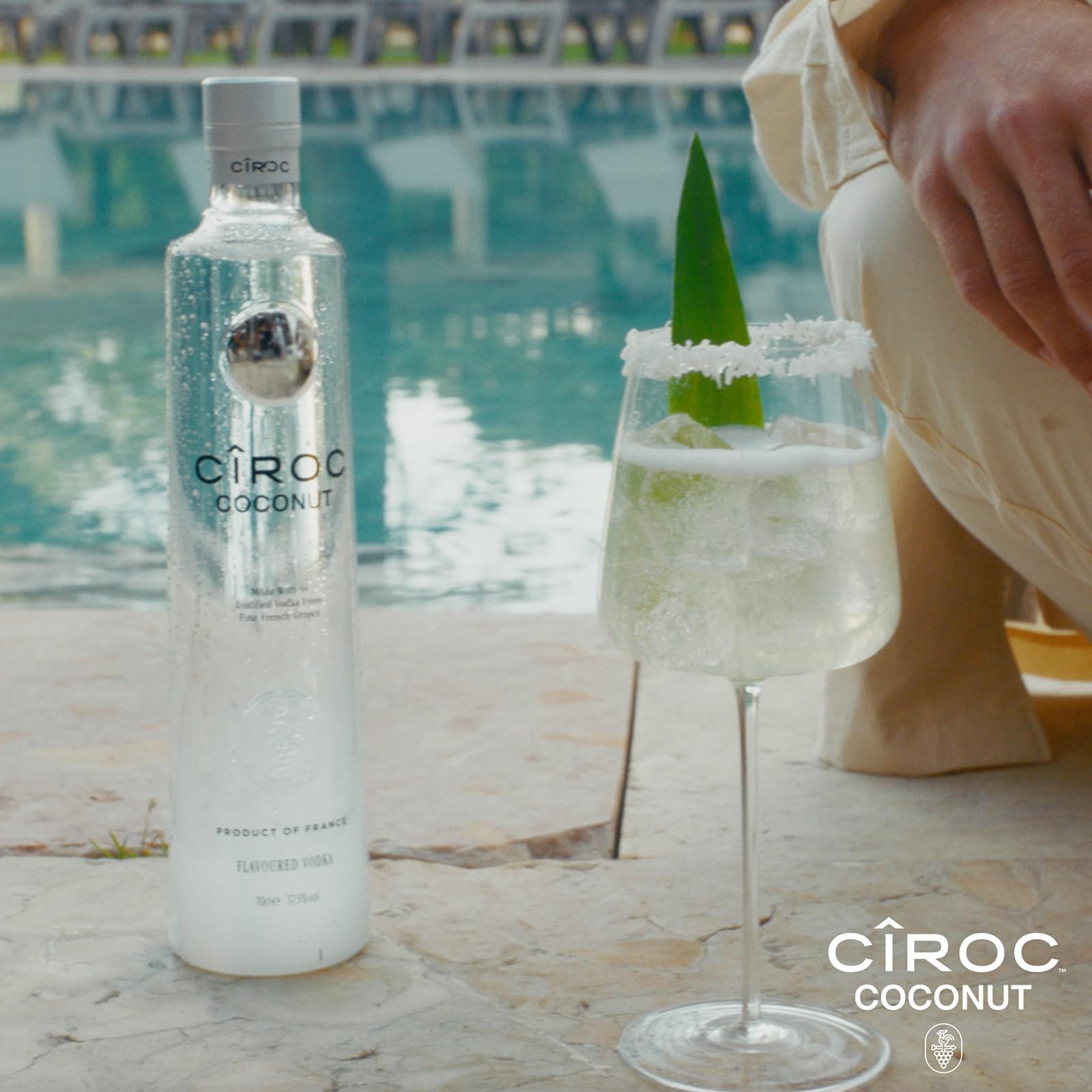 Cîroc Coconut Vodka 37.5% vol 70cl Infusionado con Coco Cremoso