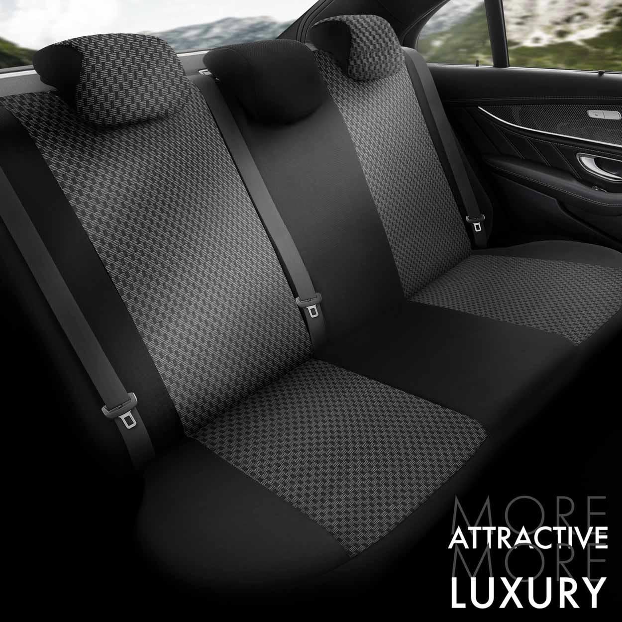 Generisch Housse de siège auto universelle, protège-siège confortable Noir XAPLOT76893-L1
