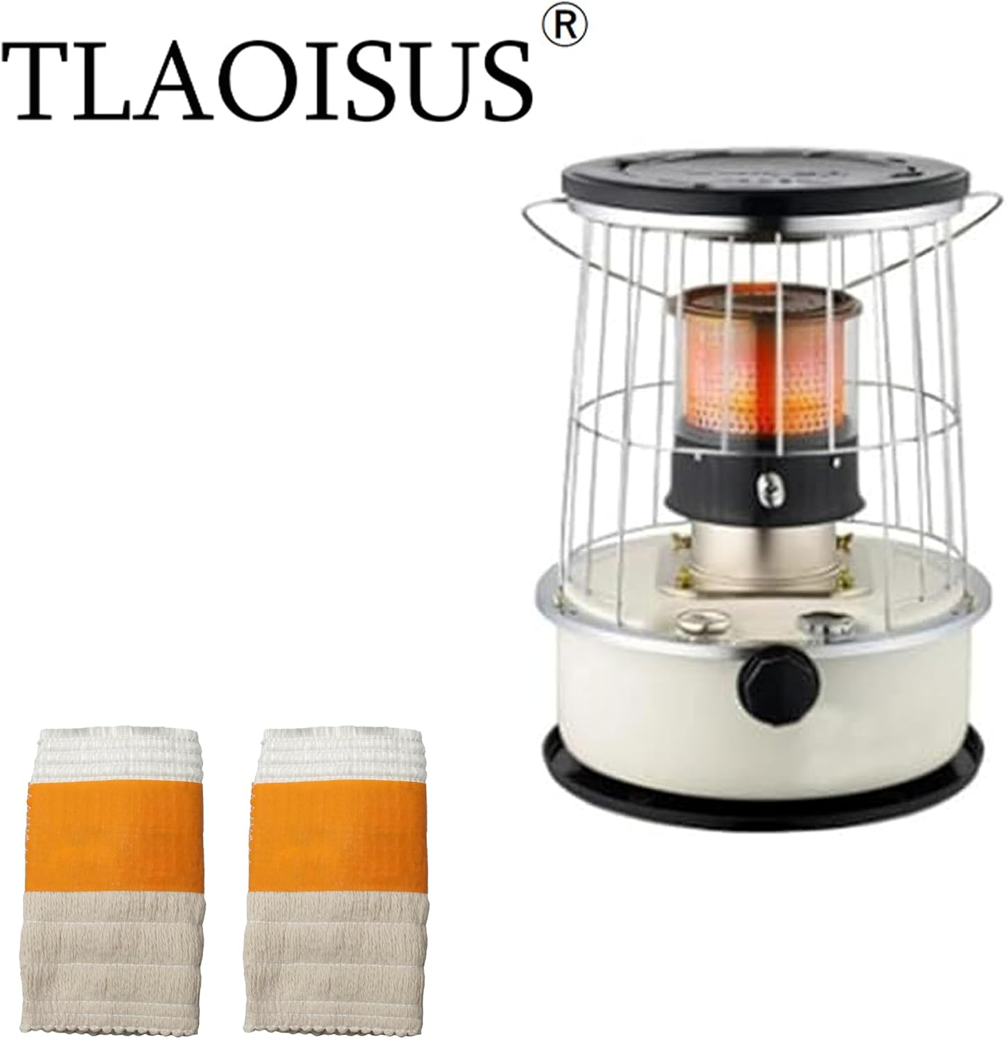 Kerosene Heater Wick AW4E Compatible with Sengoku Heater HMN-110 KeroHeat CTN-110 Heatmate HMN-110 Mega Heat MGN-110 Replacement Wicks,White 1-Pack