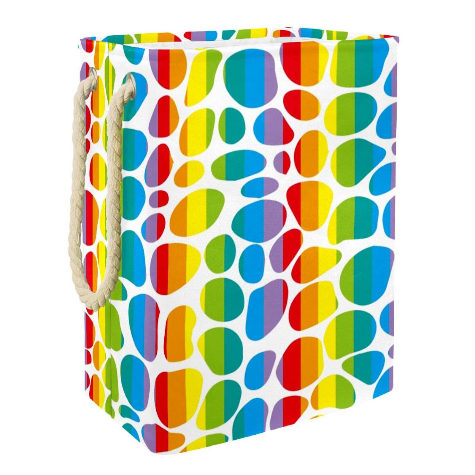 Panier à linge personnalisé pour la chambre et le dortoir coloré