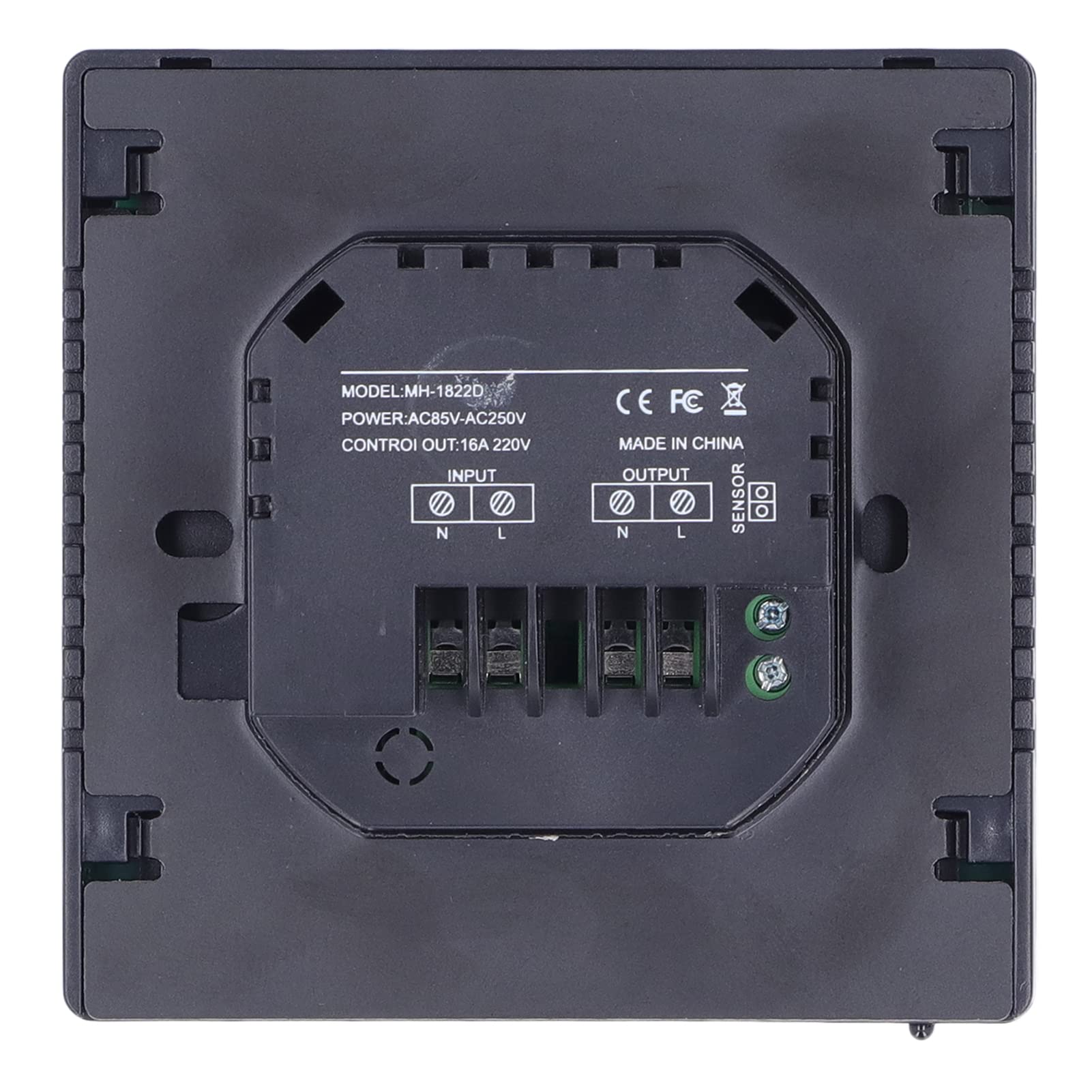 Termostat z ekranem dotykowym, obsługa przycisków dotykowych Tryb automatyczny Elektryczny termoregulator ogrzewania podłogowego, Dokładność czujnika NTC ± 1 ℃ dla elektrycznej poduszki grzewczej AC85