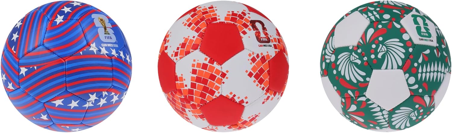 Capelli Sport FIFA World Cup 26™ Host Country Soccer Ball Set - 3 Balls - Size 1