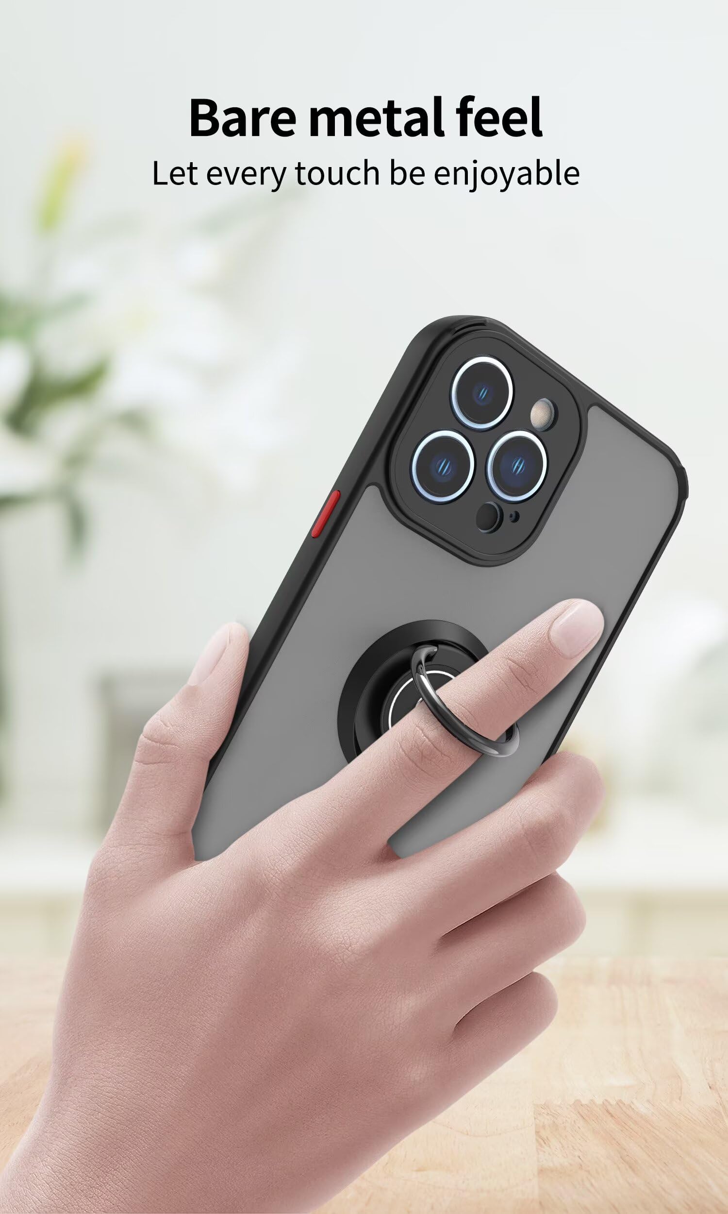 HONLEN Custodia per Smartphone, Compatible with iPhone 15 Pro (6.1