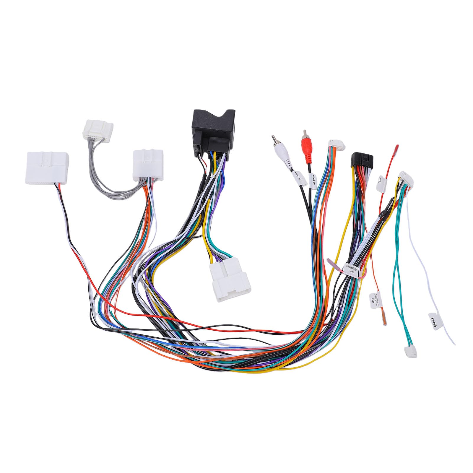 VBESTLIFE 16 Pines Arnés de Cableado de Radio de Coche con Caja Canbus