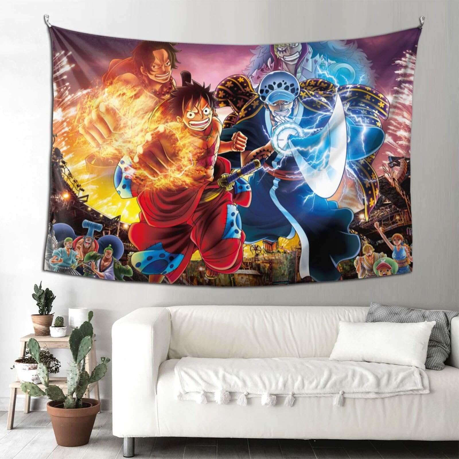 Amazon.co.jp: タペストリー ワンピース ONE PIECE 壁掛け 壁飾り